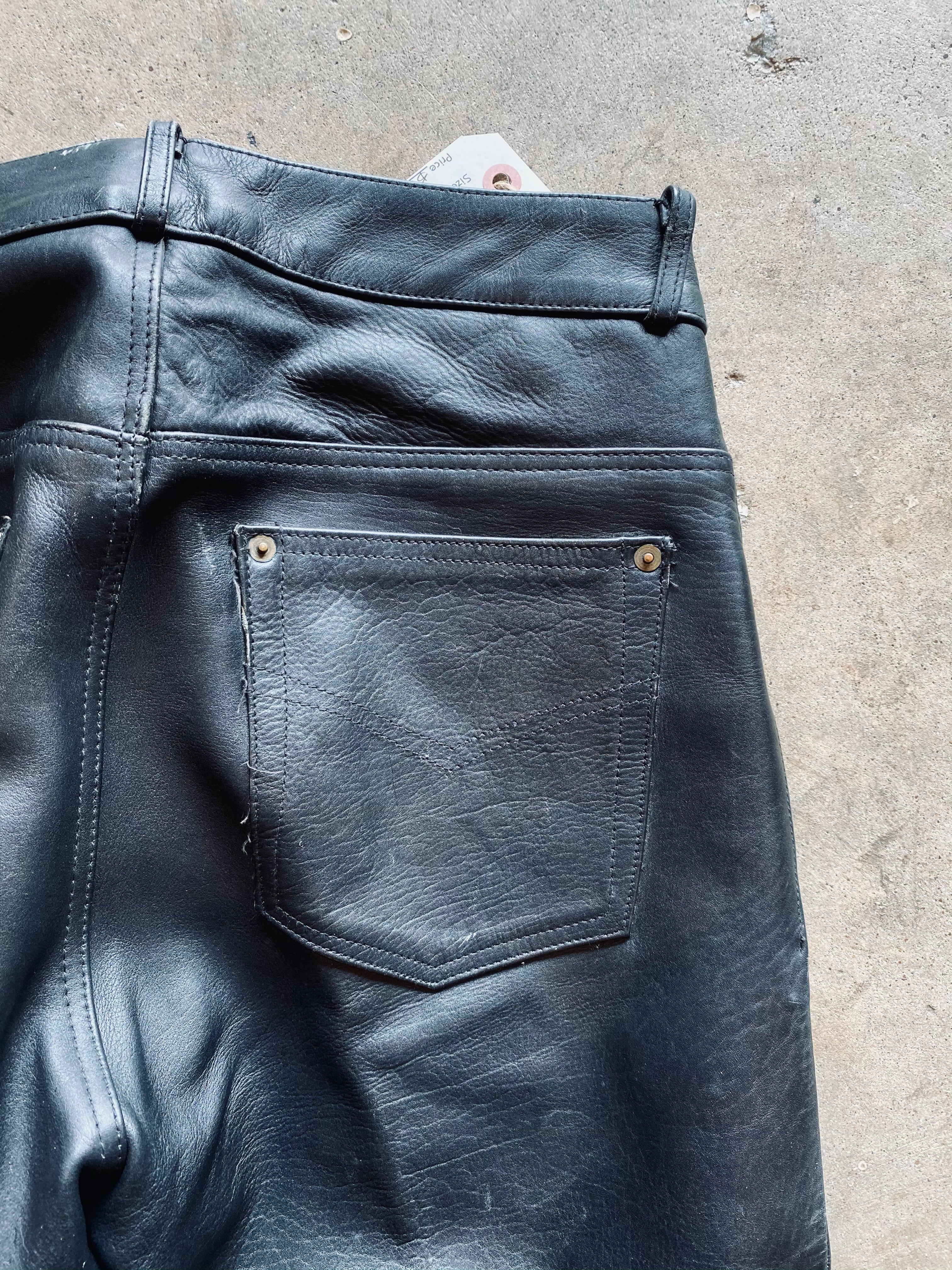 1990s Vanguard Leather Trousers
