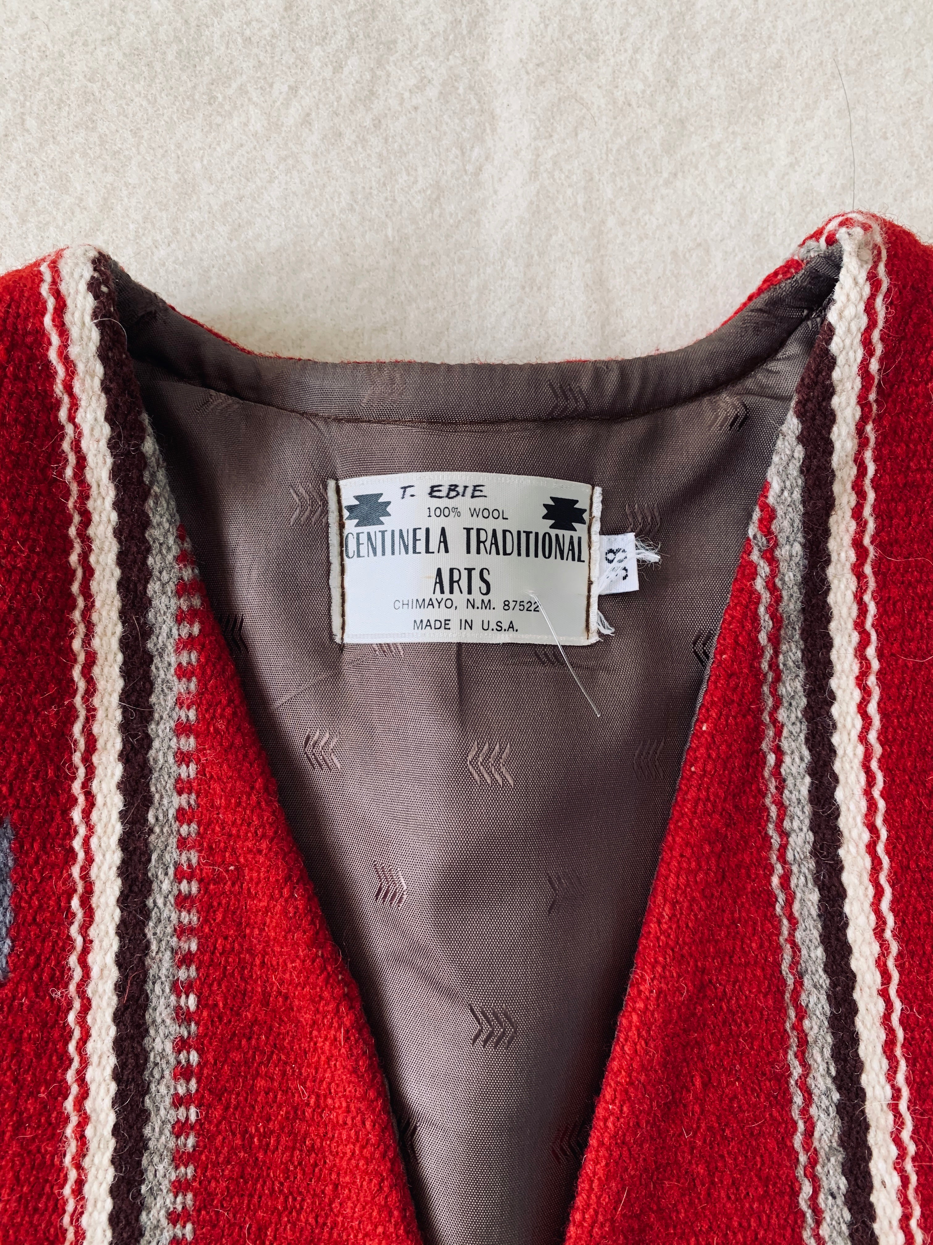 Vintage Chimayo Vest – Nylo Wool