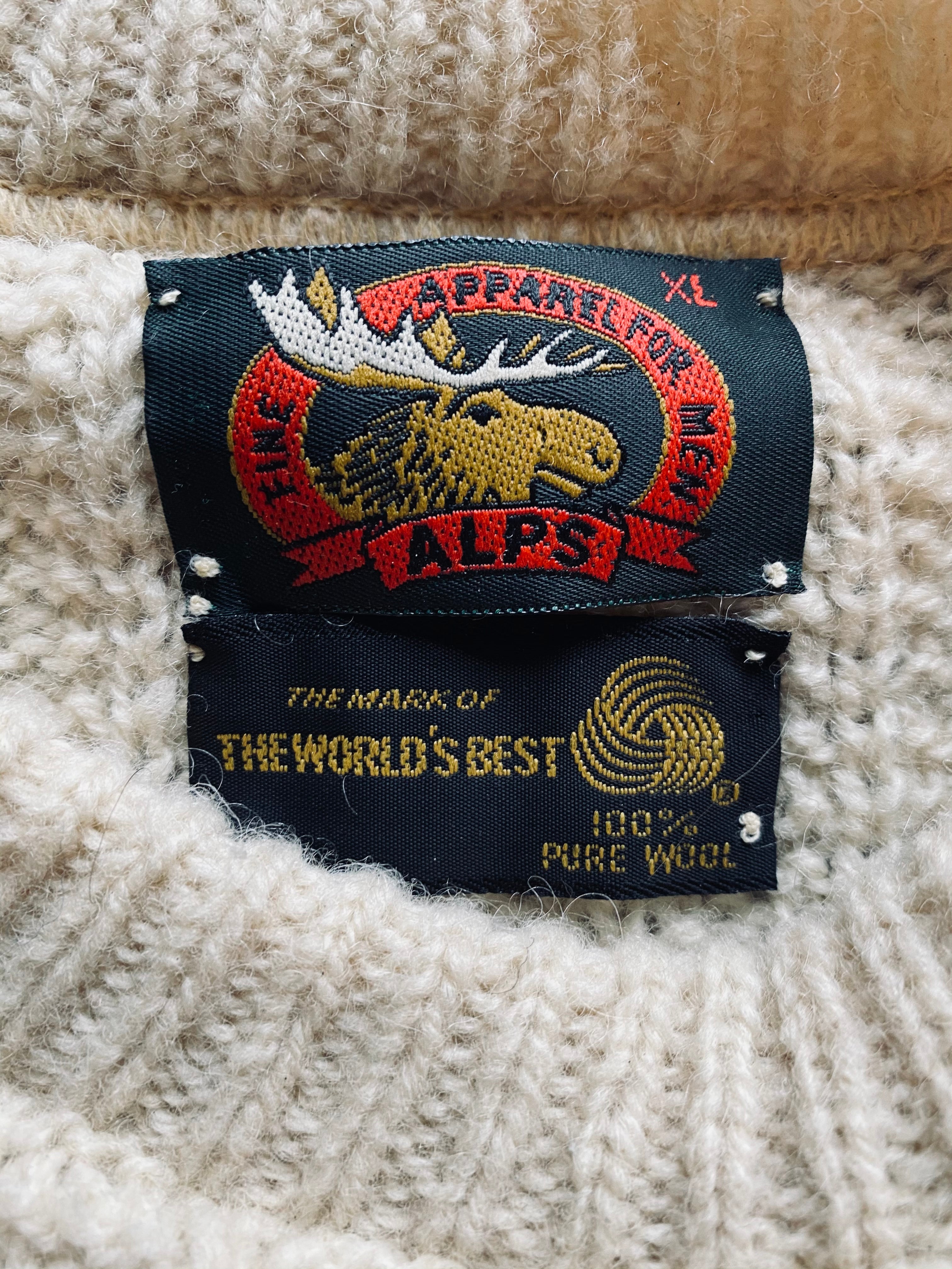 Vintage Alps Fine Apparel Knit Sweater – Nylo Wool