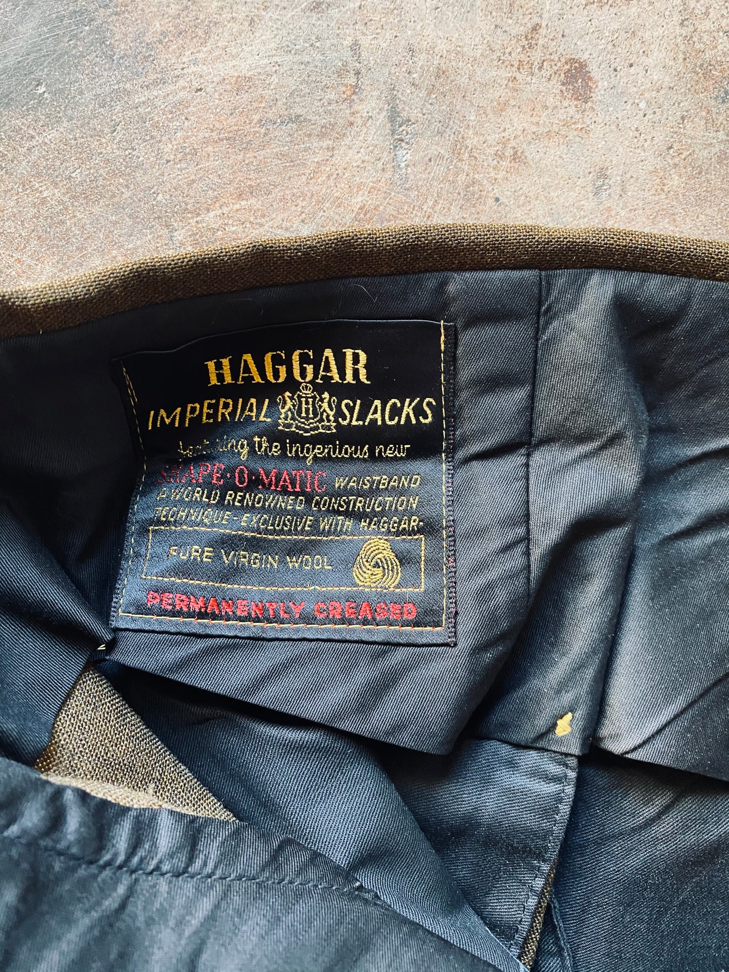 1960s-70s Haggar Flat Front Trousers