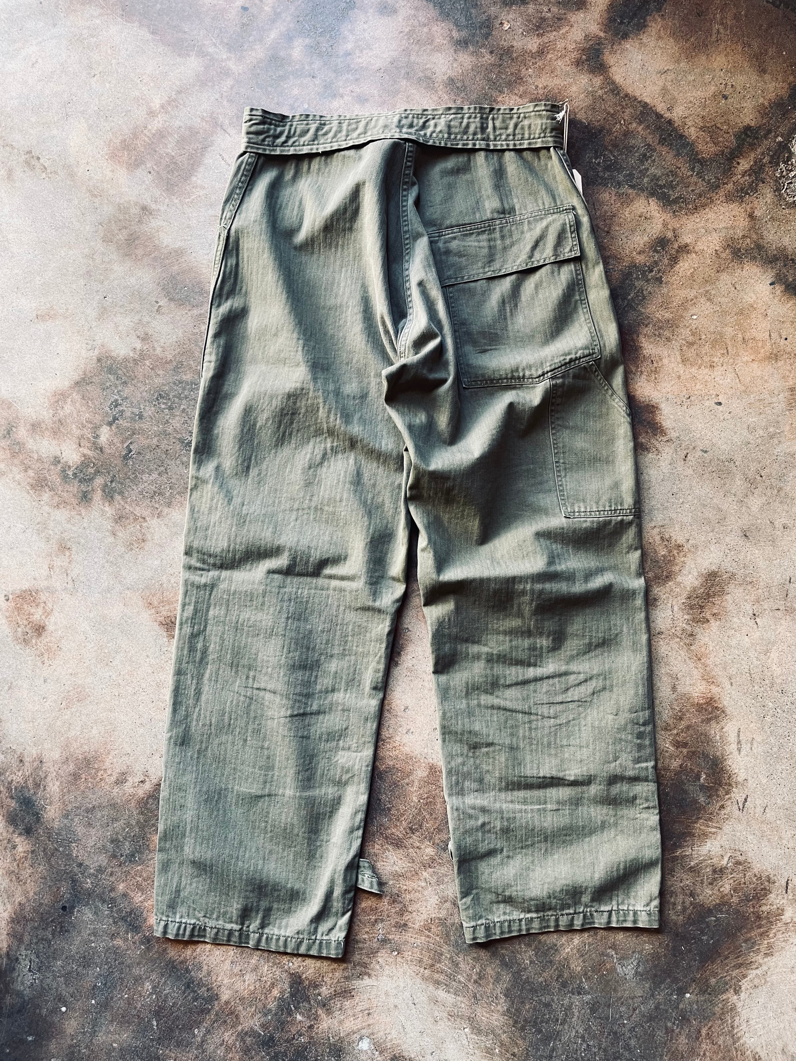 1950’s HBT Trousers | 35X32