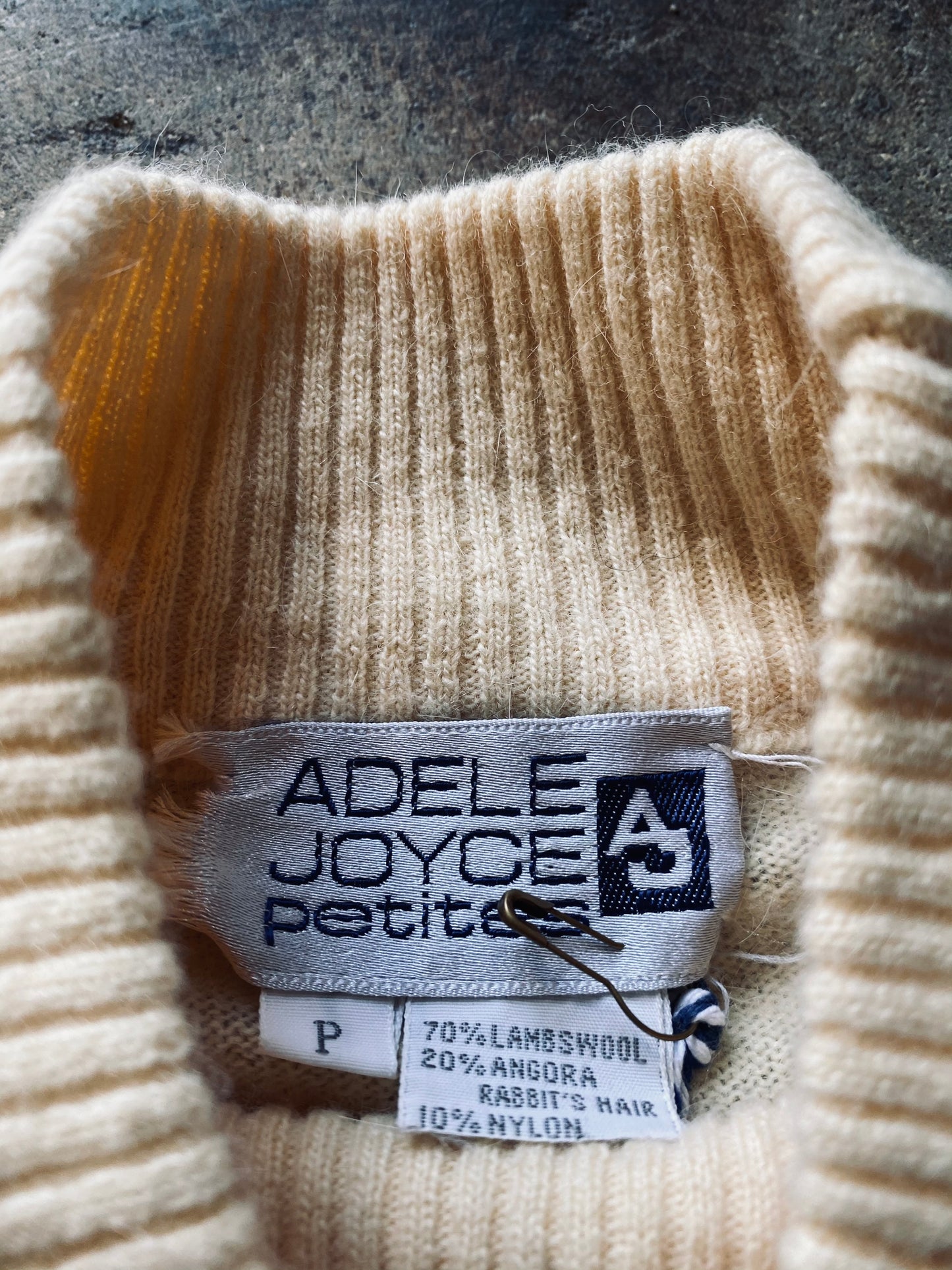 1980s Adele Joyce Mock Neck Sweater