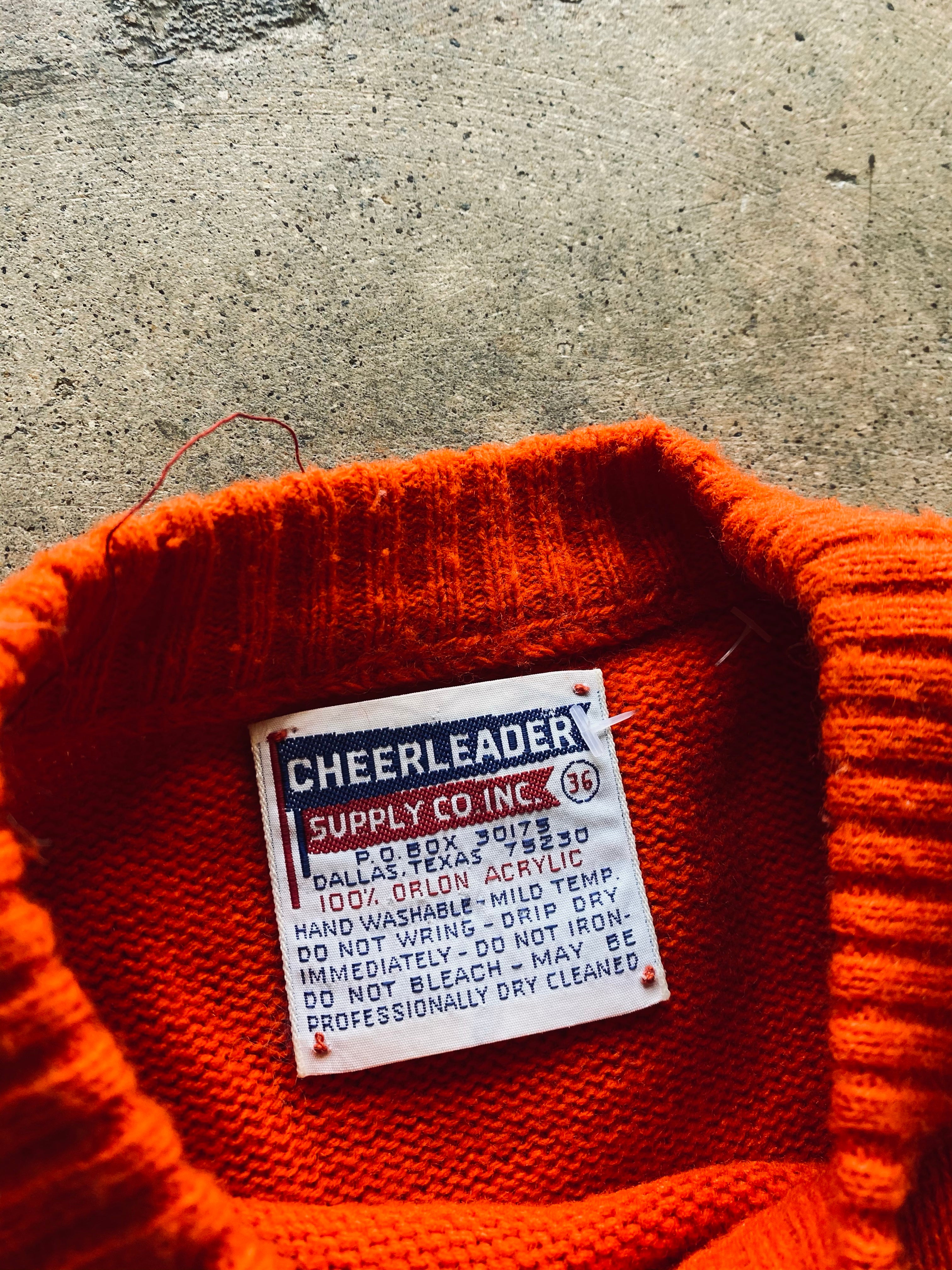 Vintage Cheerleading Knit Uniform Shirt | 36