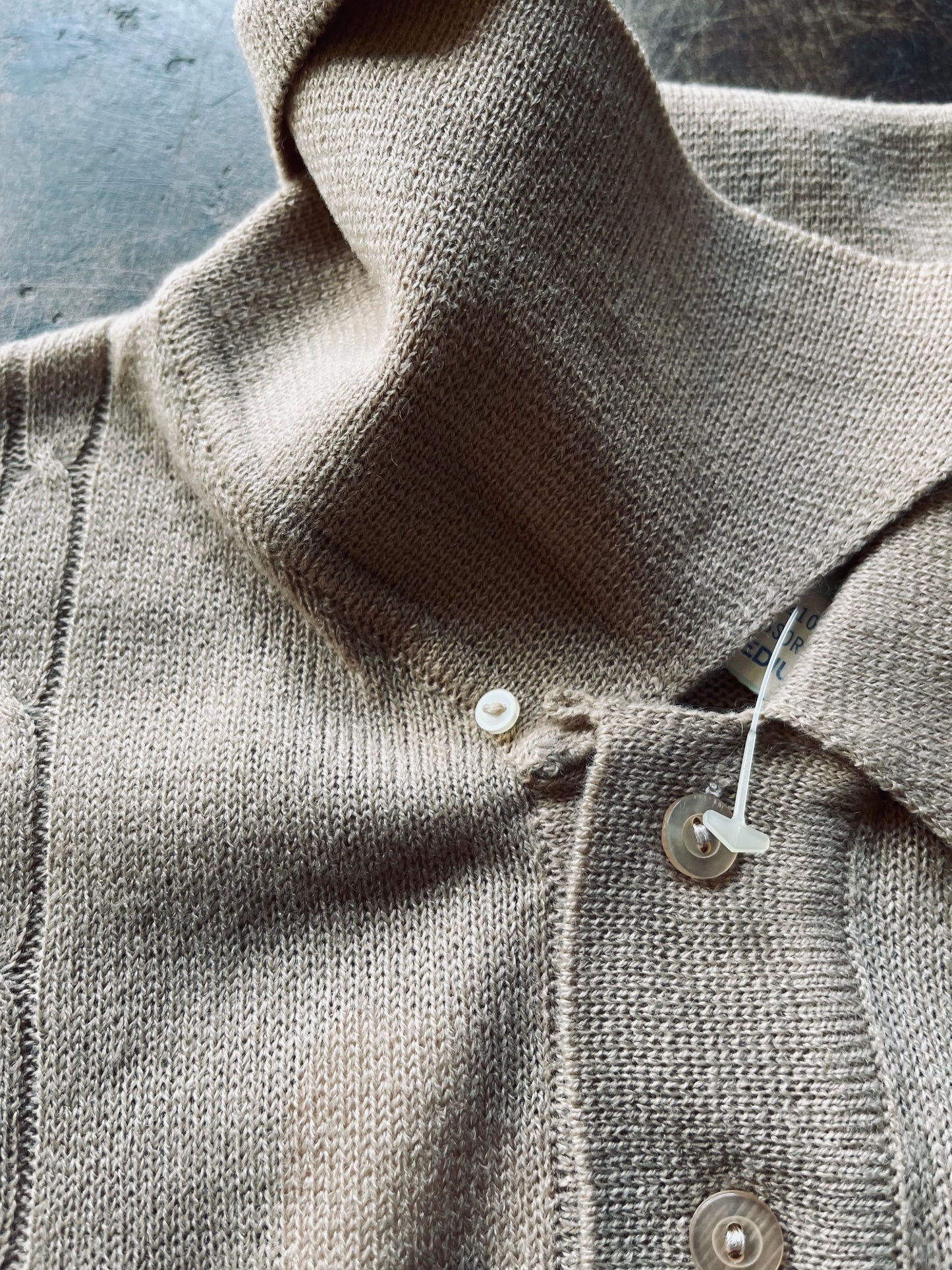 1970’s Montgomery Ward Knit Polo Sweater | Medium