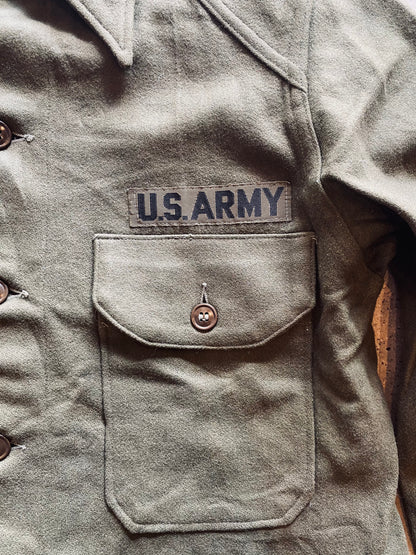 Vintage US Army Wool Field Shirt | Small