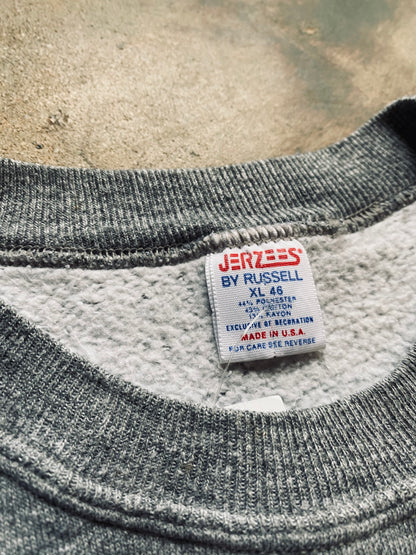 1990s Jerzees by Russell Raglan Sleeve Sweatshirt | X-Large