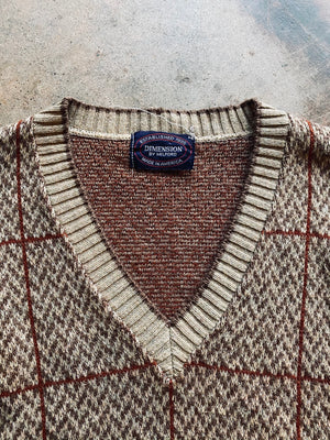 1980s Dimension by Milford V-Neck Sweater