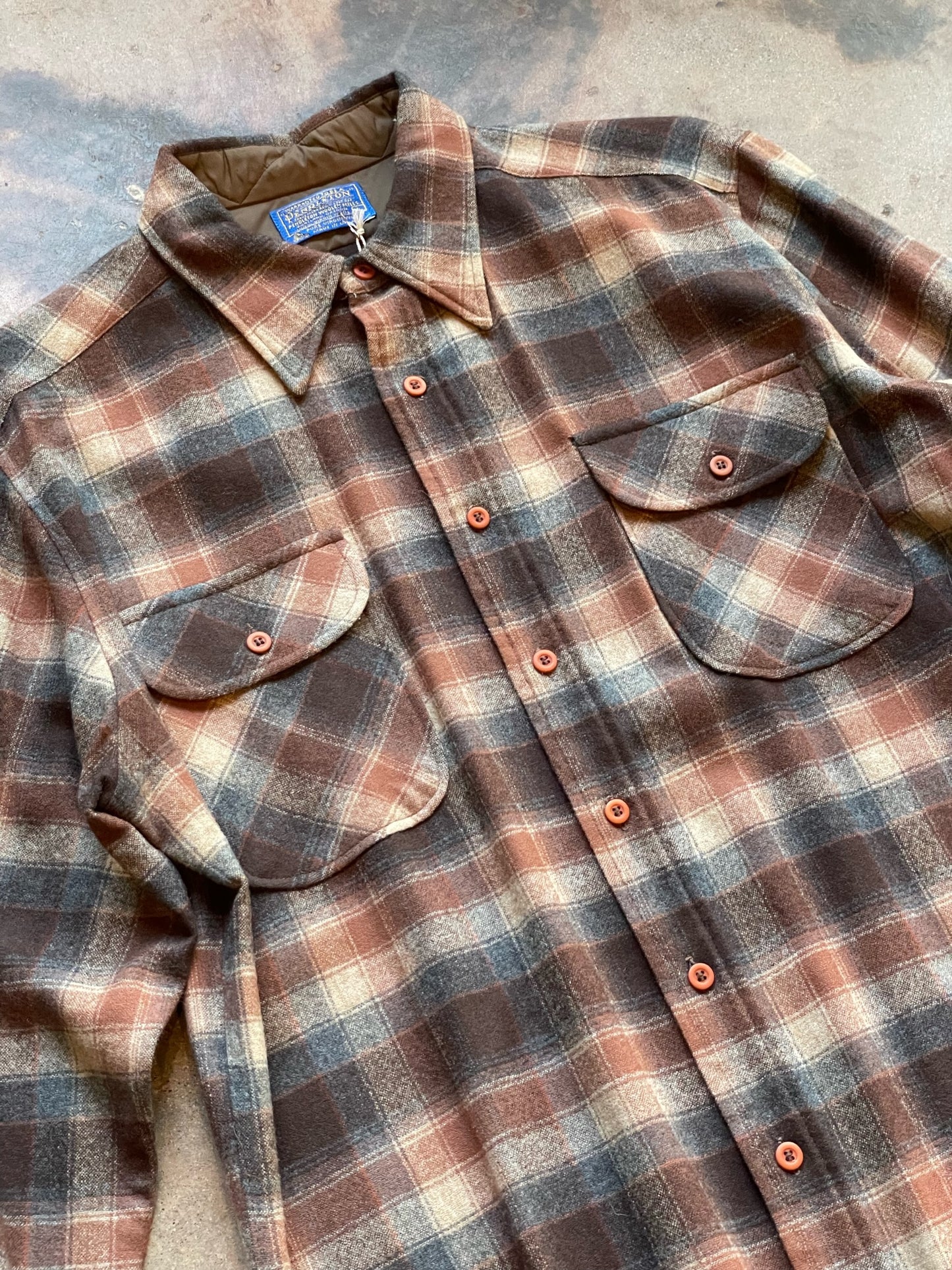 1970’s Pendleton Double Pocket Shirt | Large