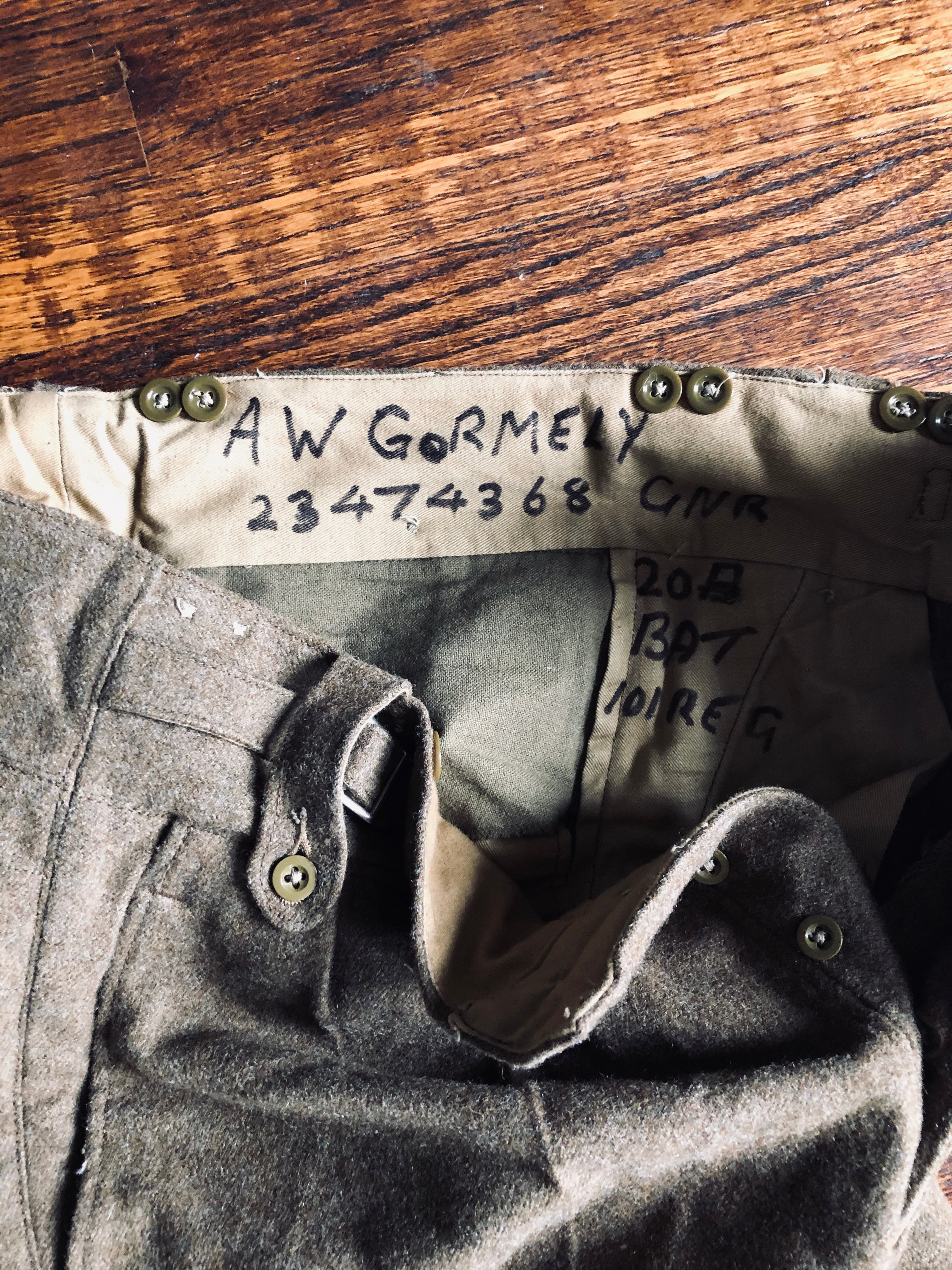1962 British Army Battledress Trousers | 31R