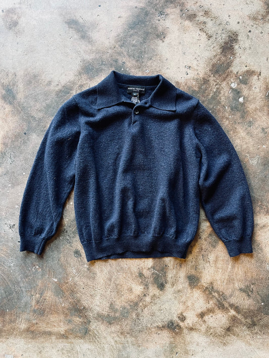 Vintage Ponte Vecchio Sweater Polo | Medium