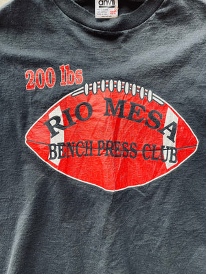 Vintage Avil Brand Rio Mesa Bench Press Club Tee | One Size