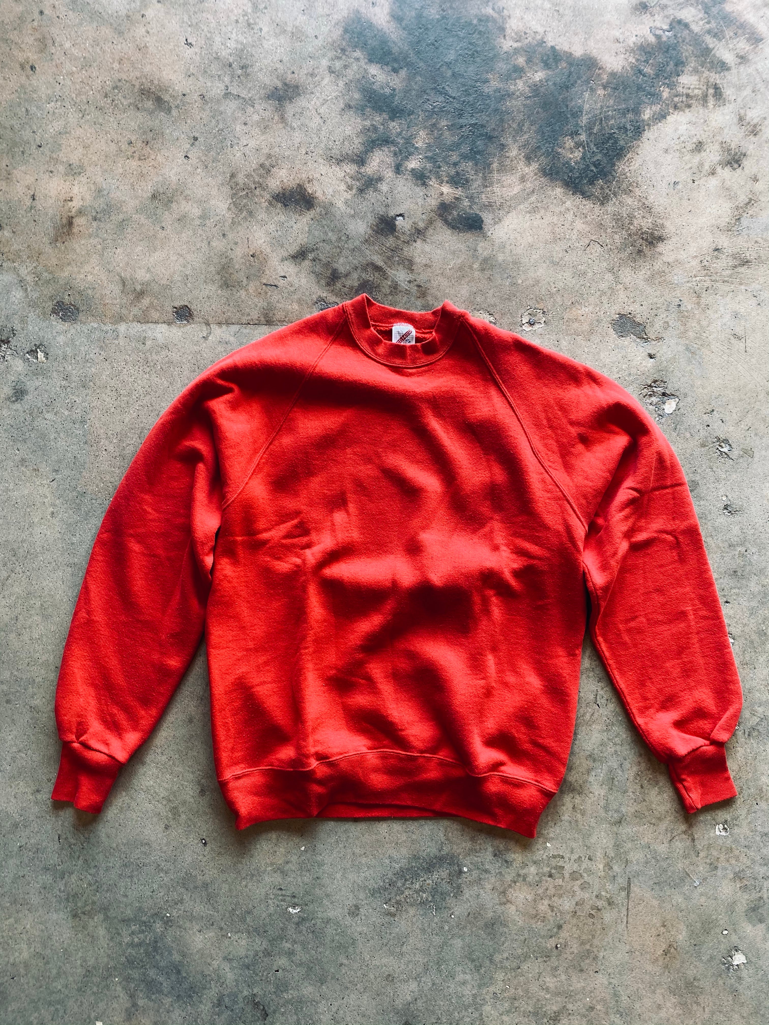 1980s Jerzees Raglan Sleeve Pullover Sweatshirt
