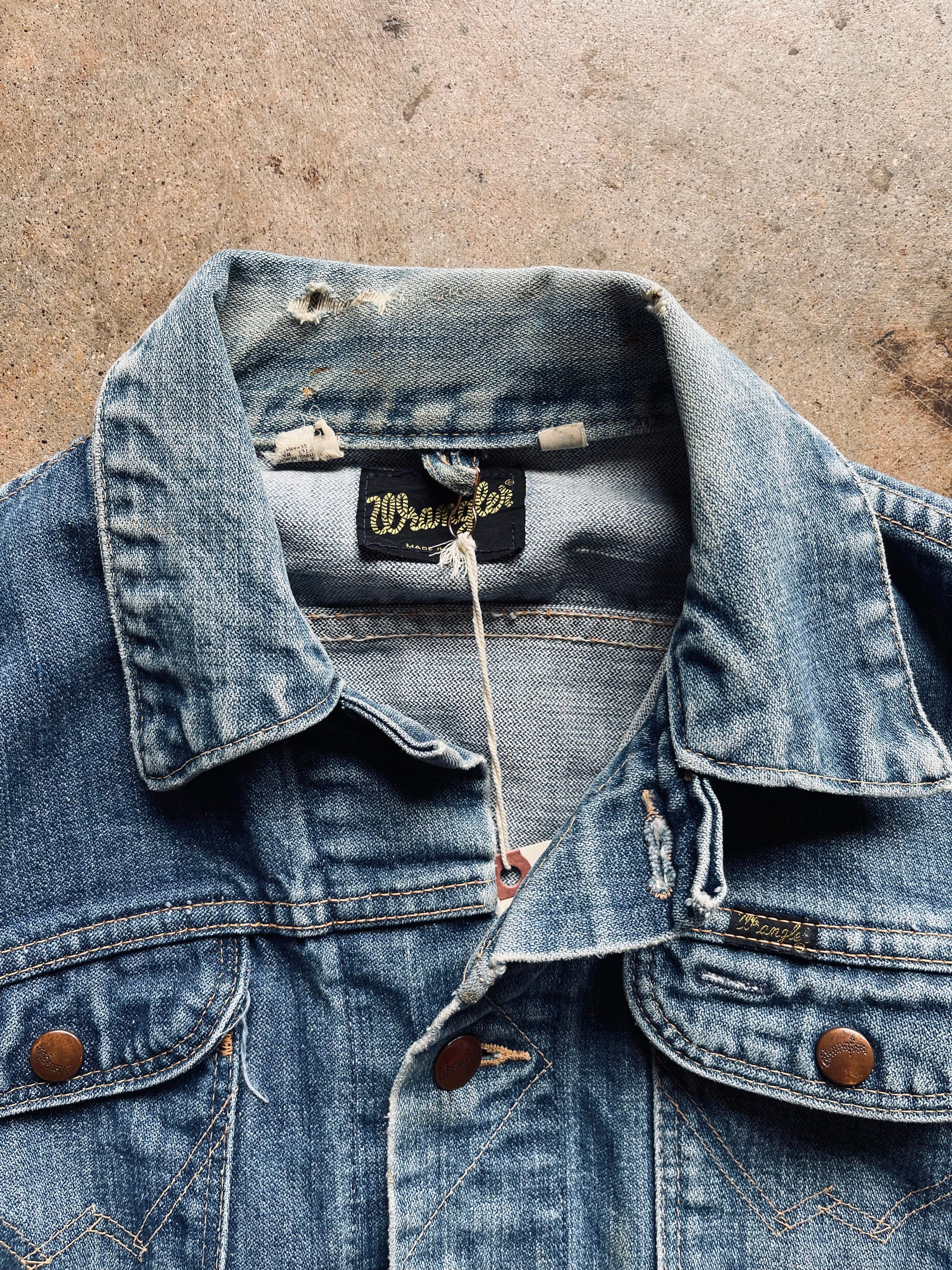 1960s Wrangler Selvedge Denim Jacket | Small