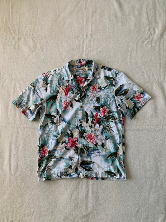 Vintage Paradise Found Hawaiian Shirt