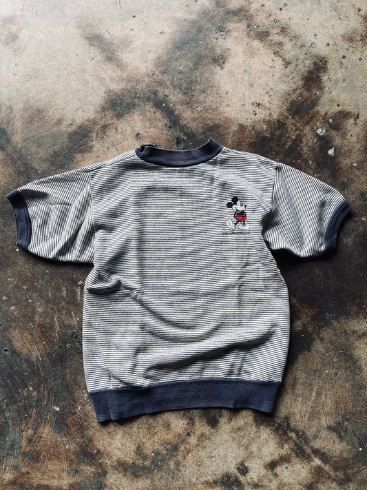 1950’s/60’s Mickey Mouse Short Sleeve Sweatshirt | Small