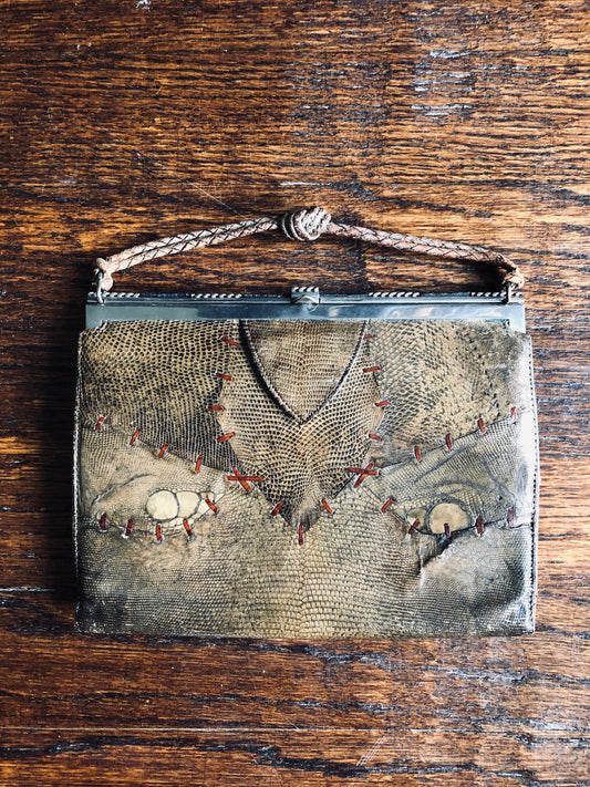 1930’s Lizard Skin Hand Purse