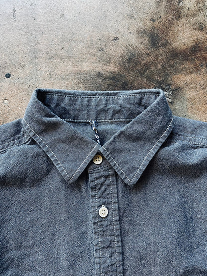 Vintage Chambray Work Shirt | Small