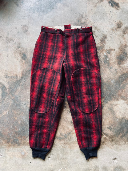 1950’s/60’s Woolrich Plaid Hunting Trouser | 34R