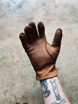 Vintage Daniel Hays Deerskin Work Gloves