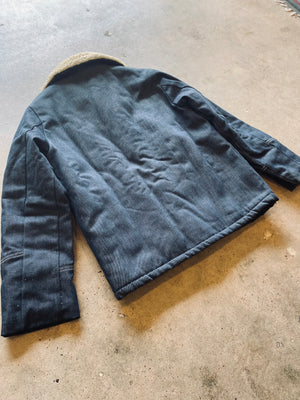 1970s Montgomery Ward Sherpa Line Denim Jacket