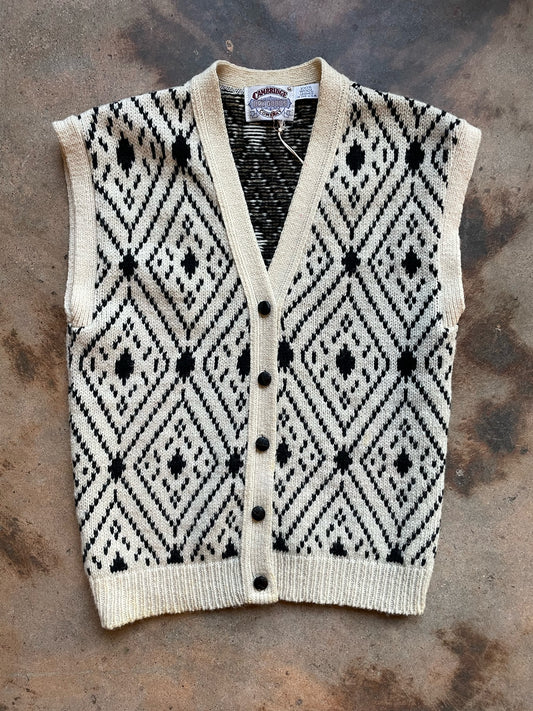 1980’s Cambridge Co. Knit Vest | Small/Medium