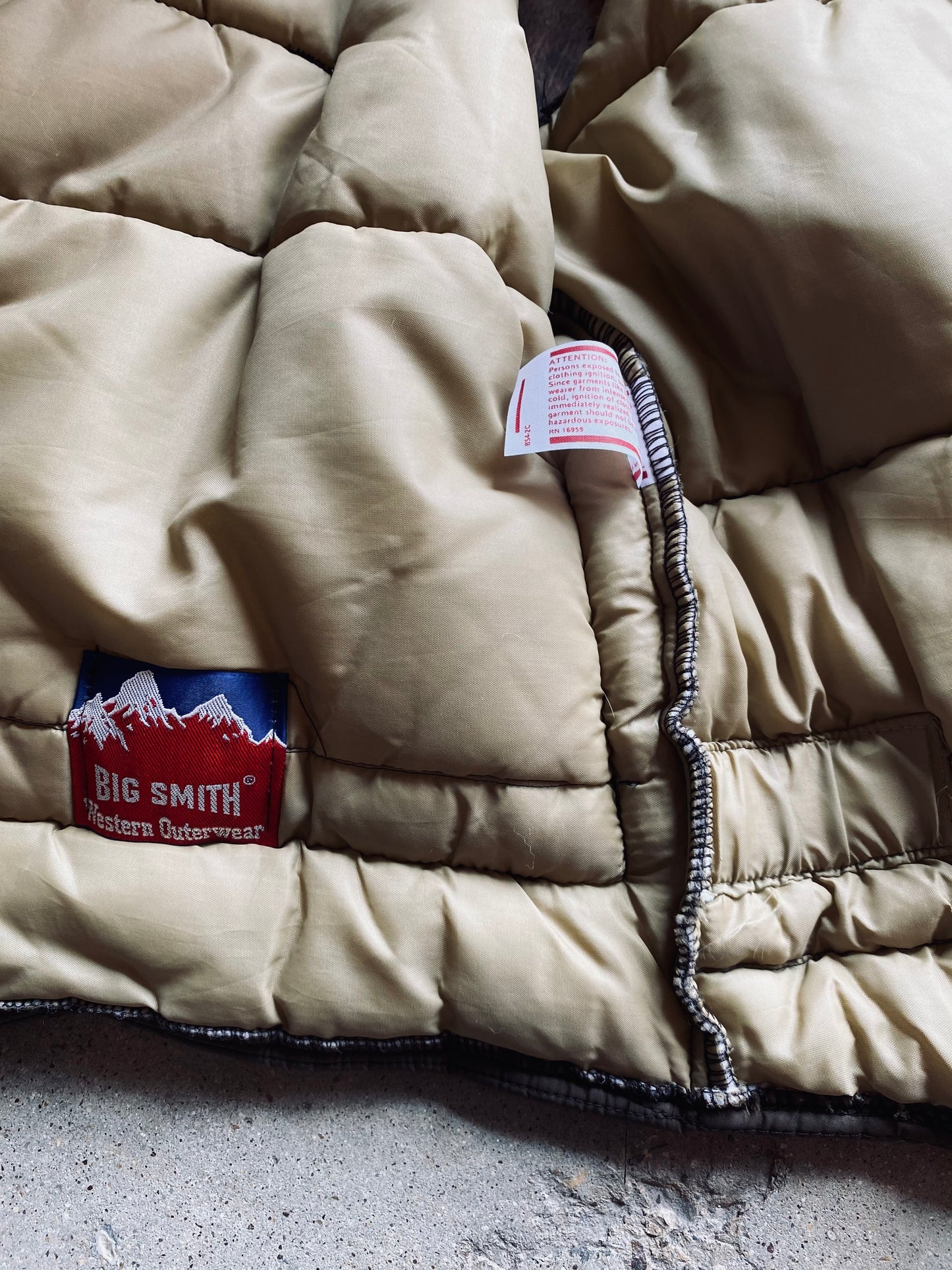 1980s Big Smith Quilted Vest