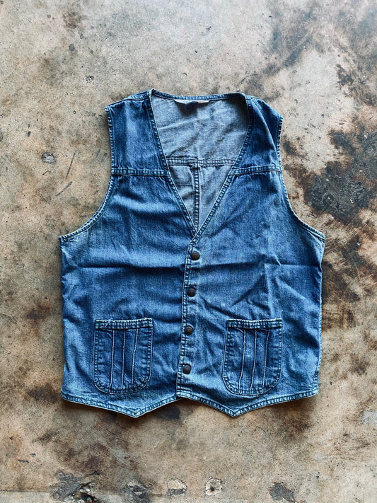 1970s Levi’s Panatela Tops Denim Vest | Large