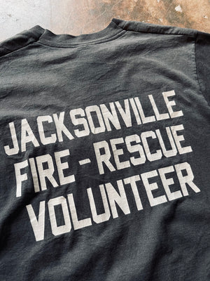 Vintage Jacksonville Fire & Rescue Volunteer Tee | Medium