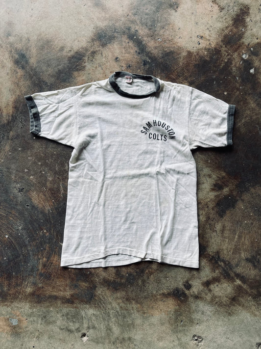 1960’s Russell Southern “Sam Houston Colts” Ringer Tee | Medium