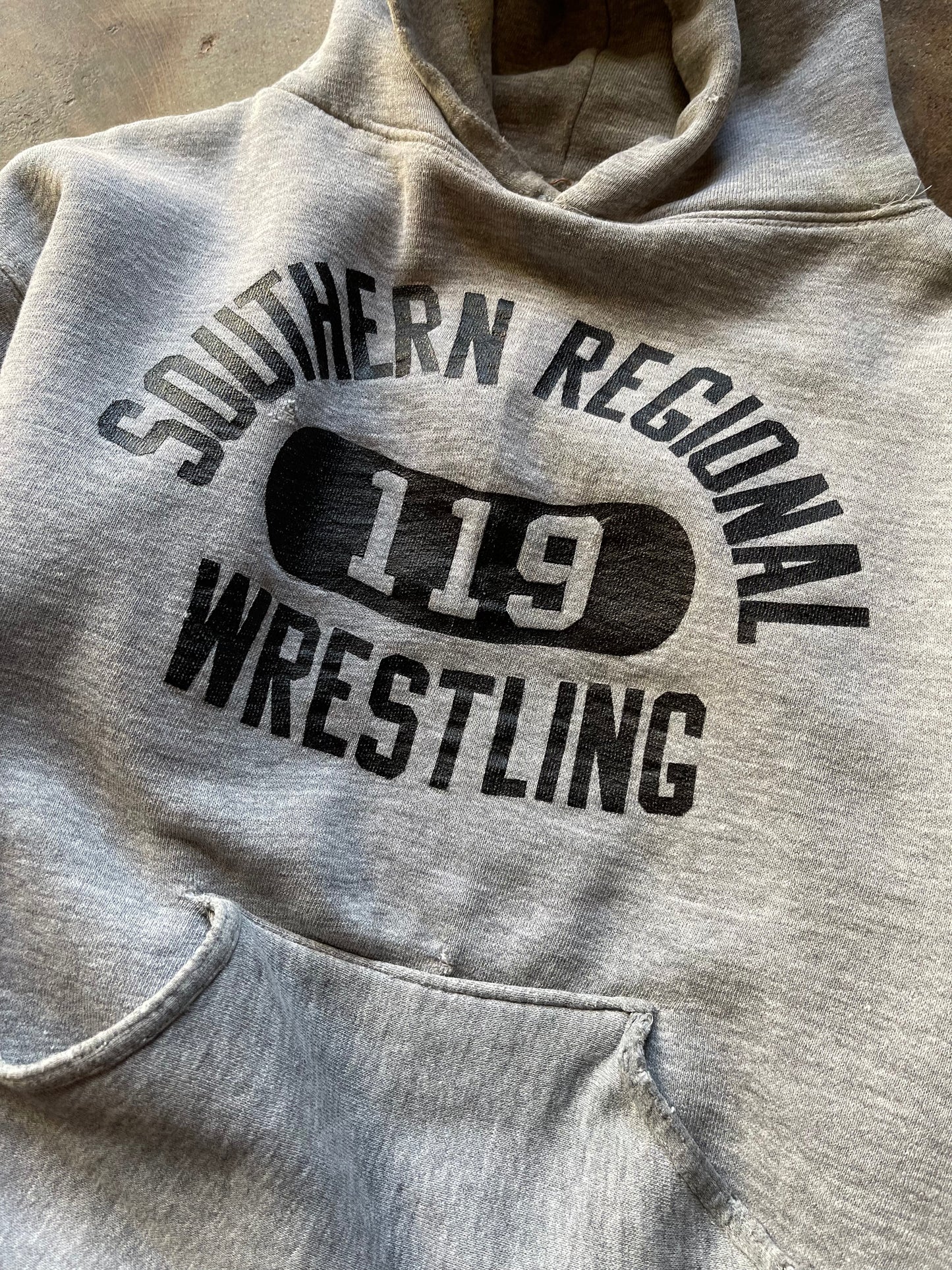 1970’s Double Face Southern Regional Wrestling Hoodie | Small