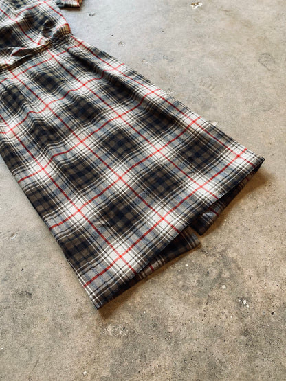 1960s Plaid Maggie Stover Dress | Small