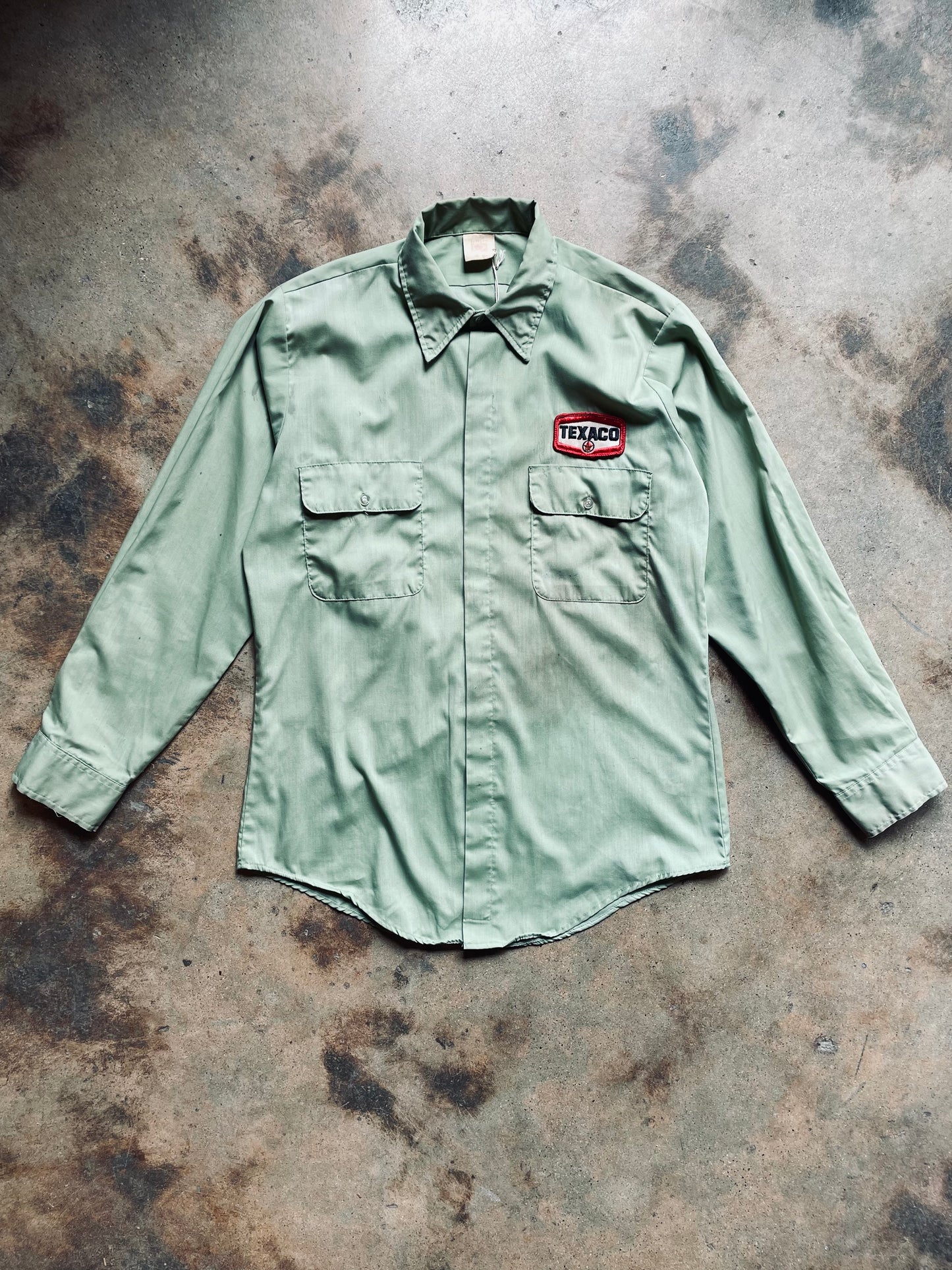1960’s Lion Brand Texaco Uniform Shirt | Medium