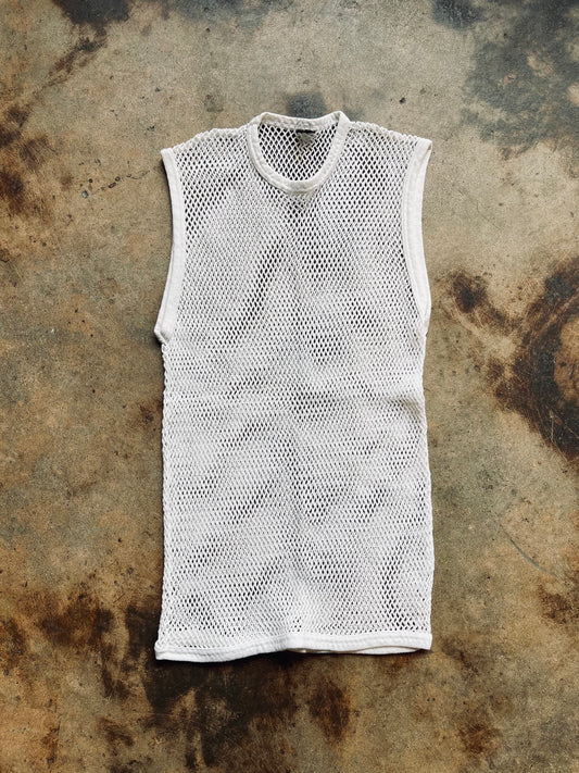 Vintage Mesh Sleeveless Shirt