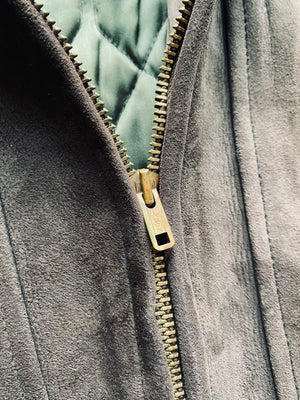1960s McGregor Knit & Suede Jacket