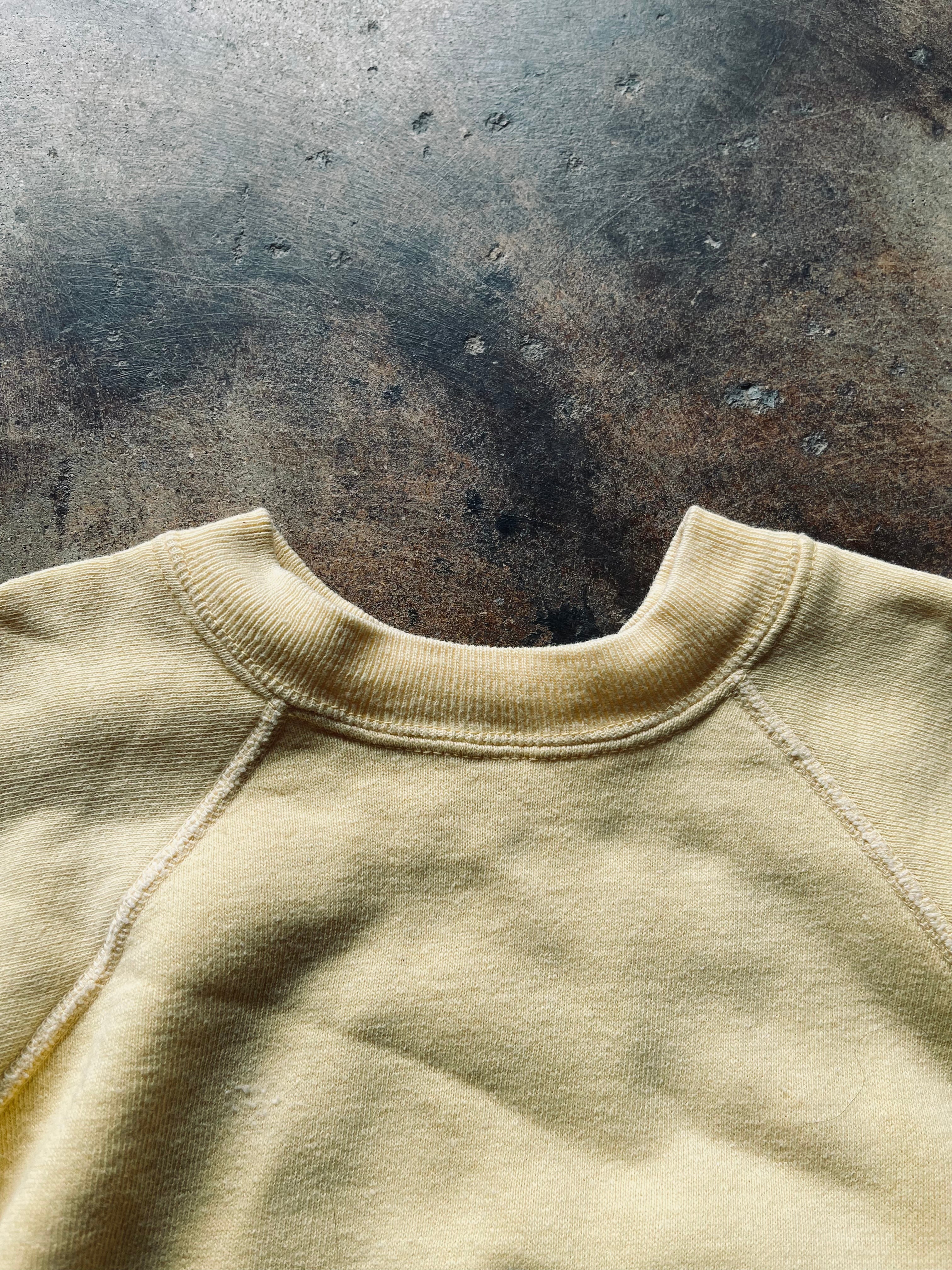 1960’s Mayo Spruce Raglan Short Sleeve Sweatshirt | Small