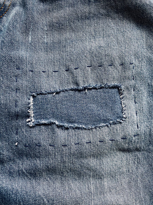 1990s Levi’s 501 Hand Mended Denim