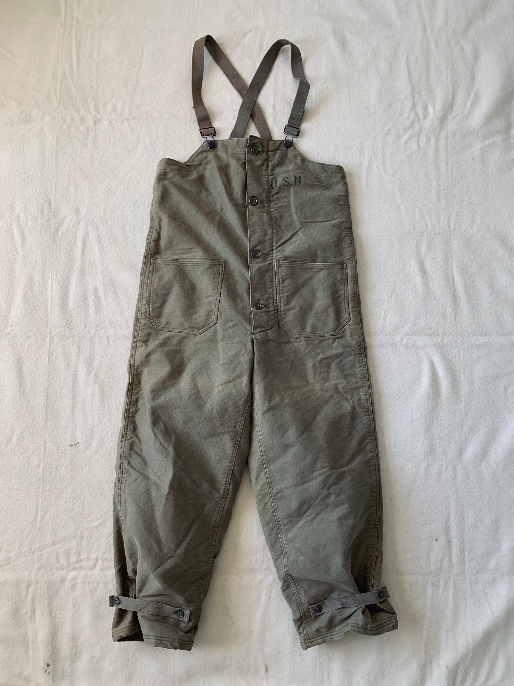 WWII USN Deck Overalls – Nylo Wool