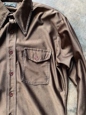 1970s JCPenny Button Up | Medium