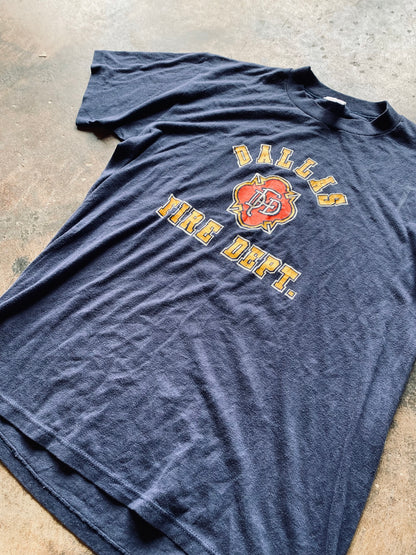 1990s Jerzees Brand “Dallas Fire Dept” Graphic Tee