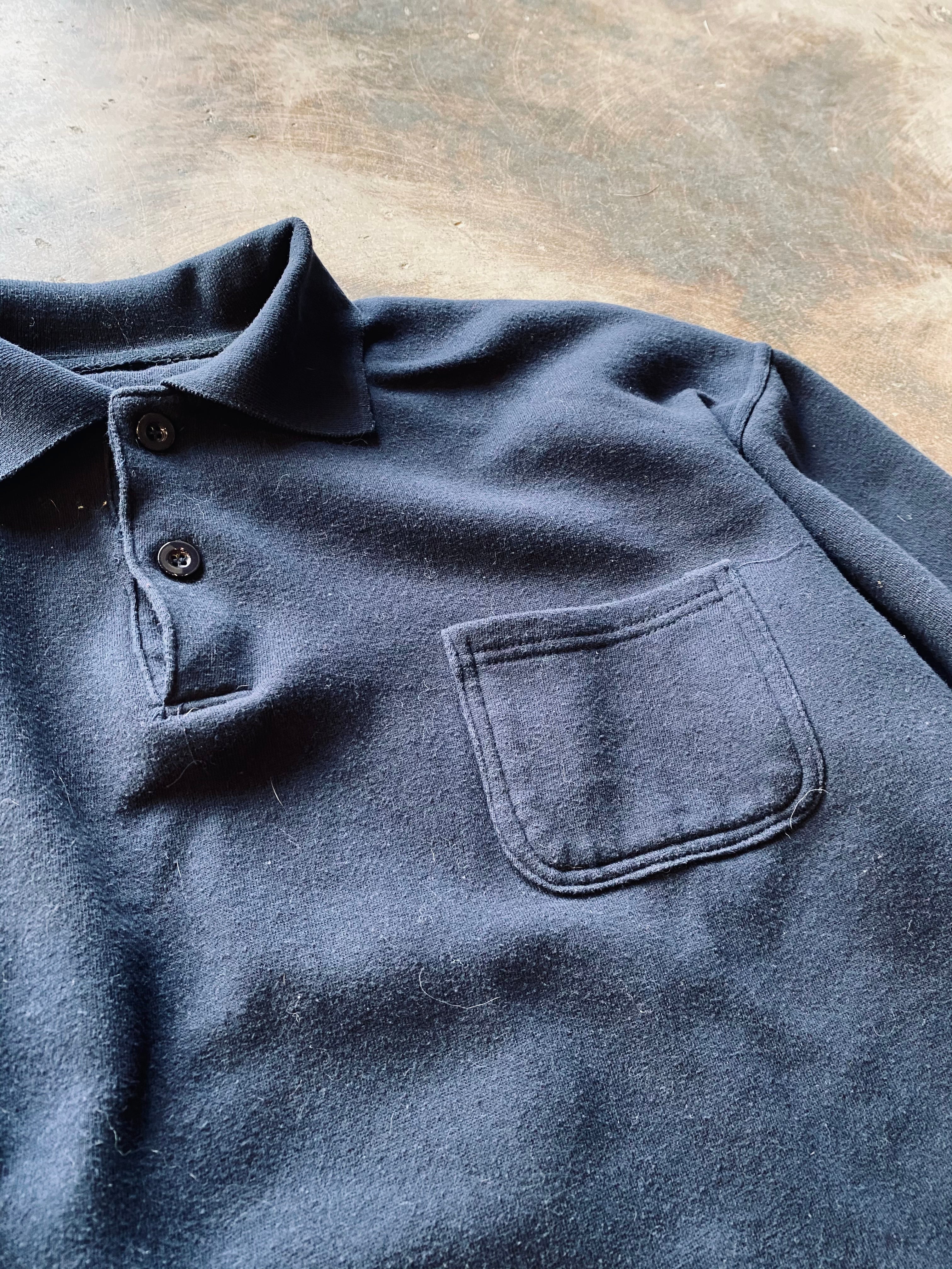 Vintage Cropped Sweatshirt Polo