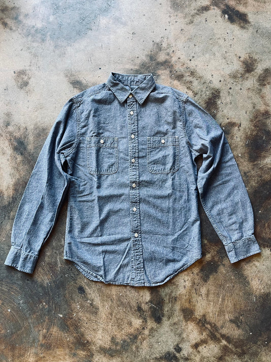 Vintage Chambray Work Shirt | Small