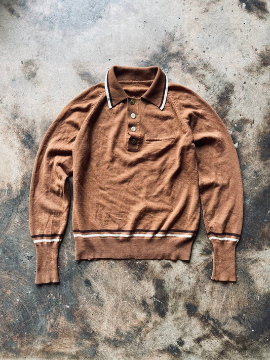 1960s Sweater Polo | Large