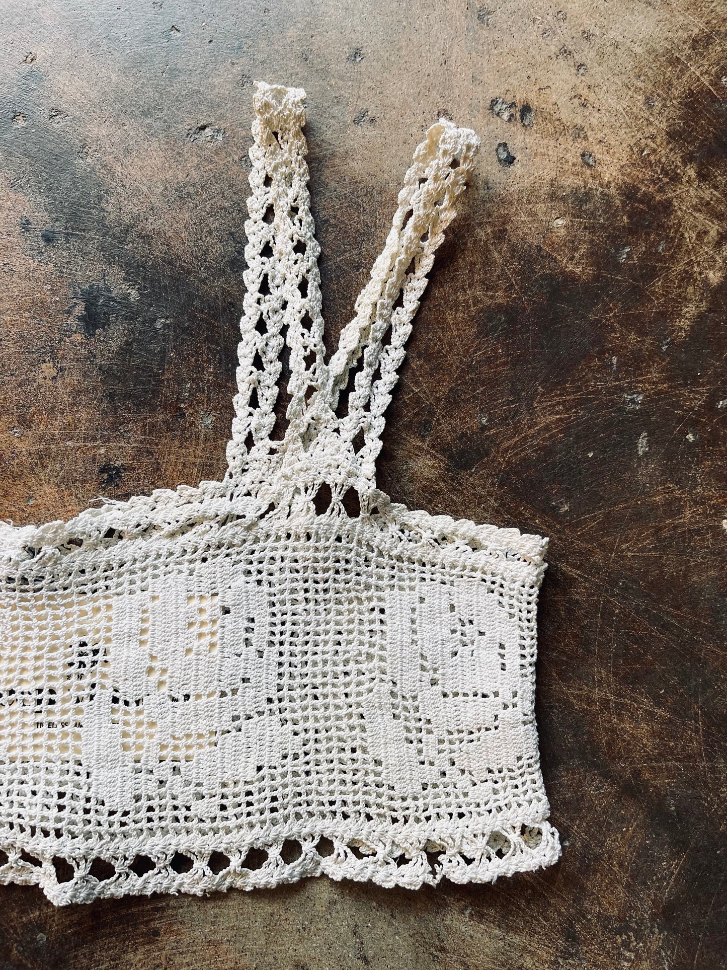 Antique Crochet Lace Cami | Small