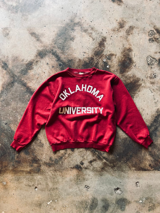 1970’s Russell Athletics Oklahoma University Sweatshirt | Medium