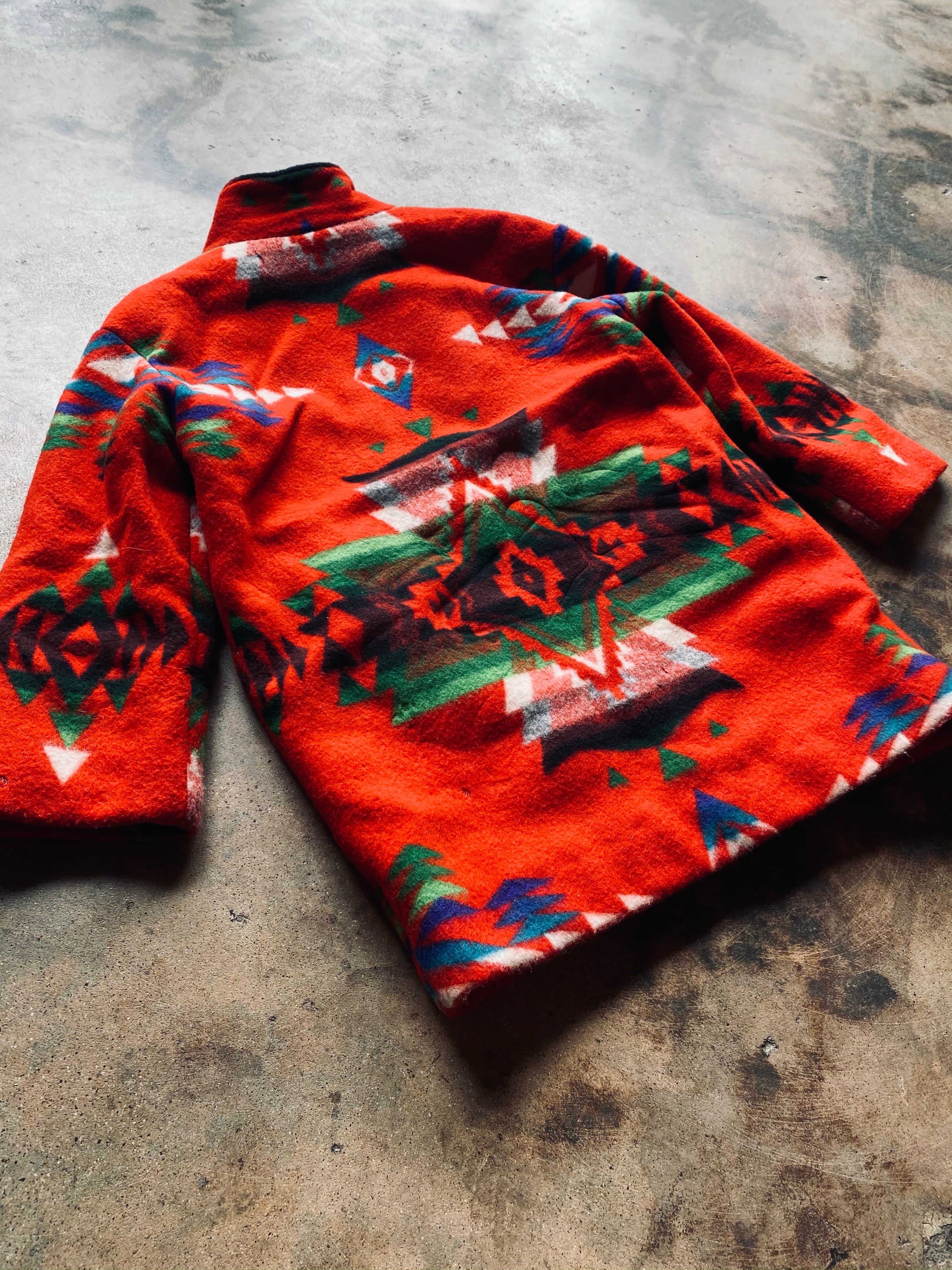 Vintage Southwestern Blanket Coat