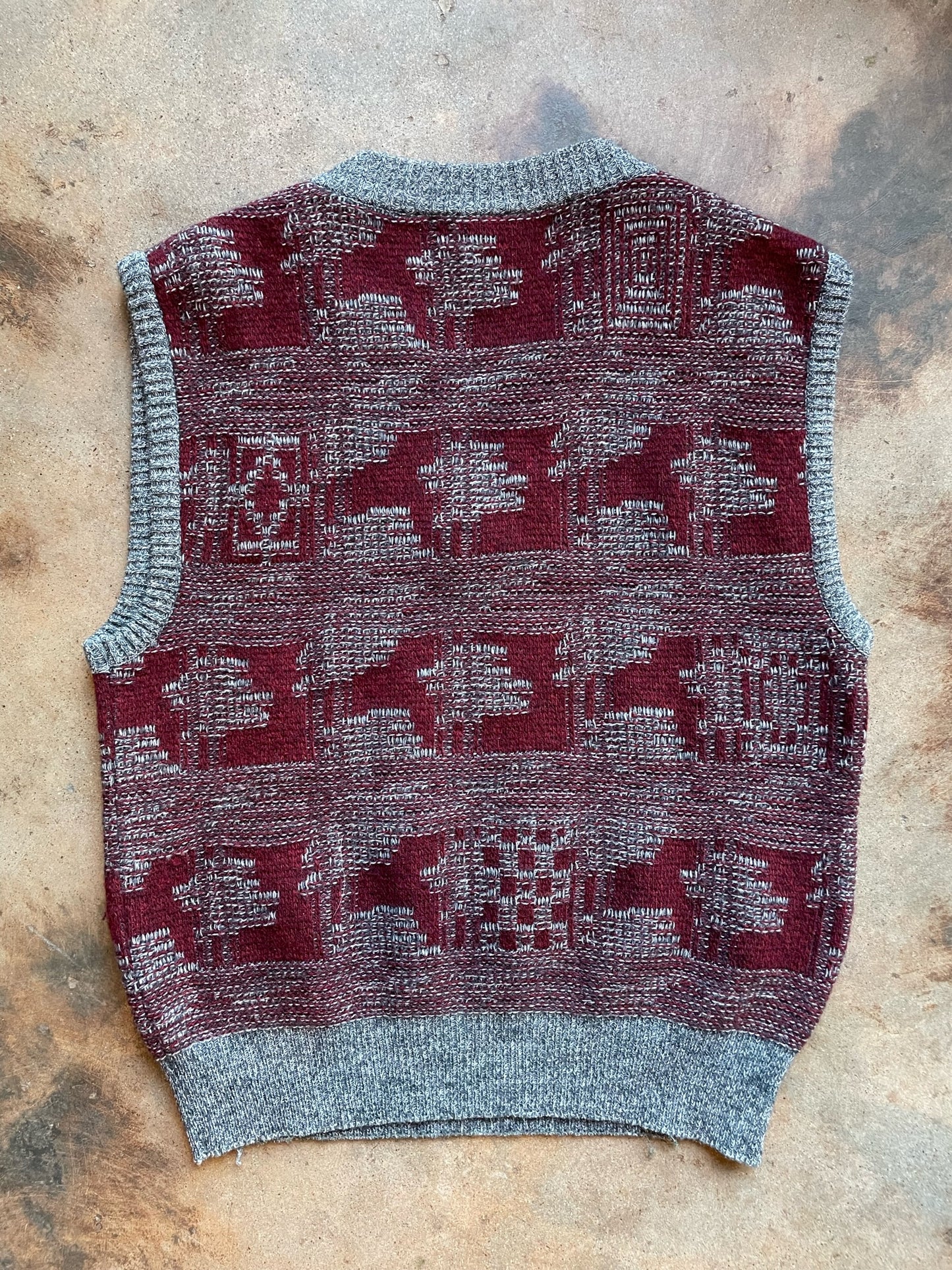 1980’s Angelo Litrico Knit Vest | Medium/Large