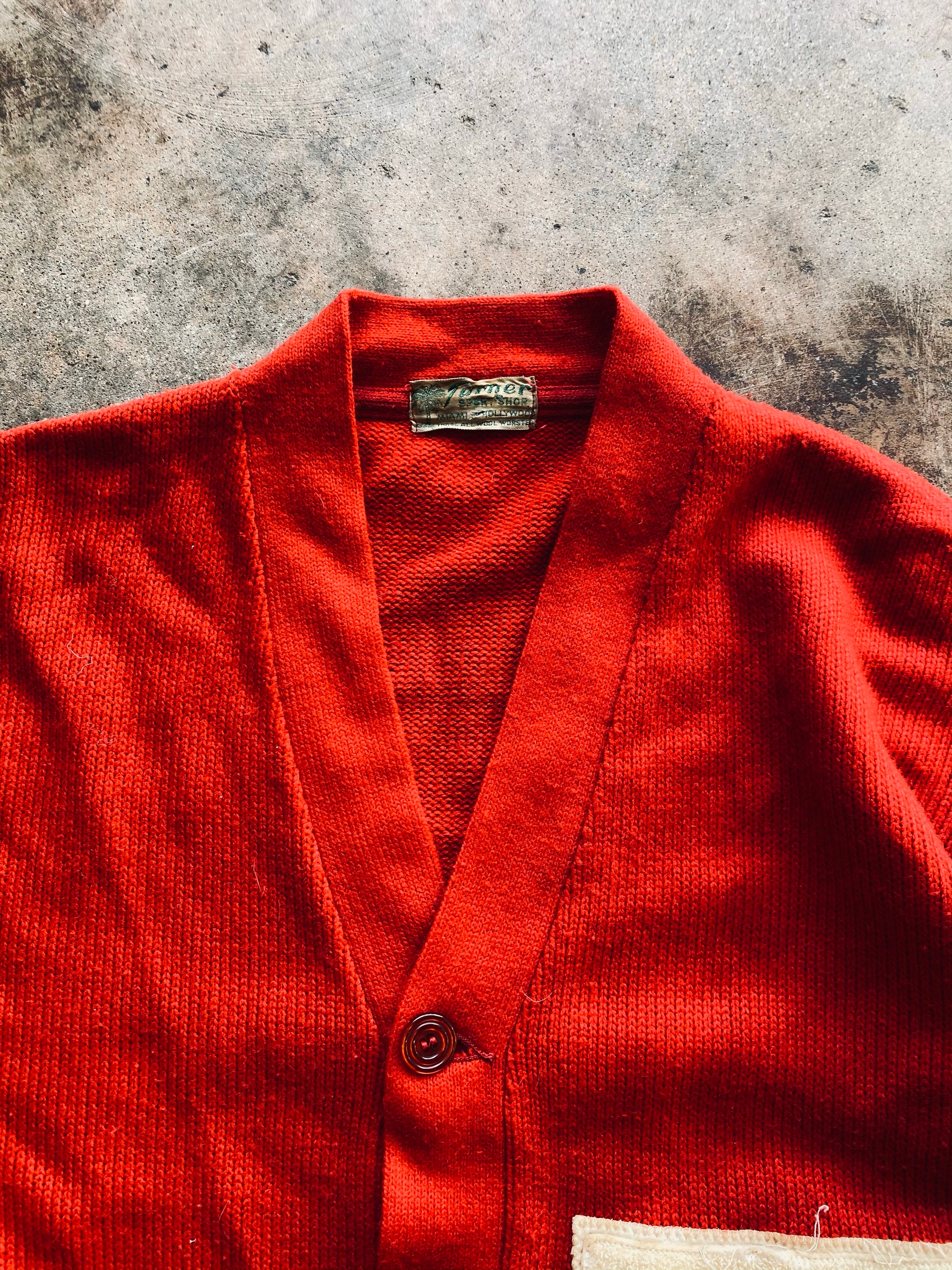 1960s Turner Sport Shop Varsity Cardigan | 44