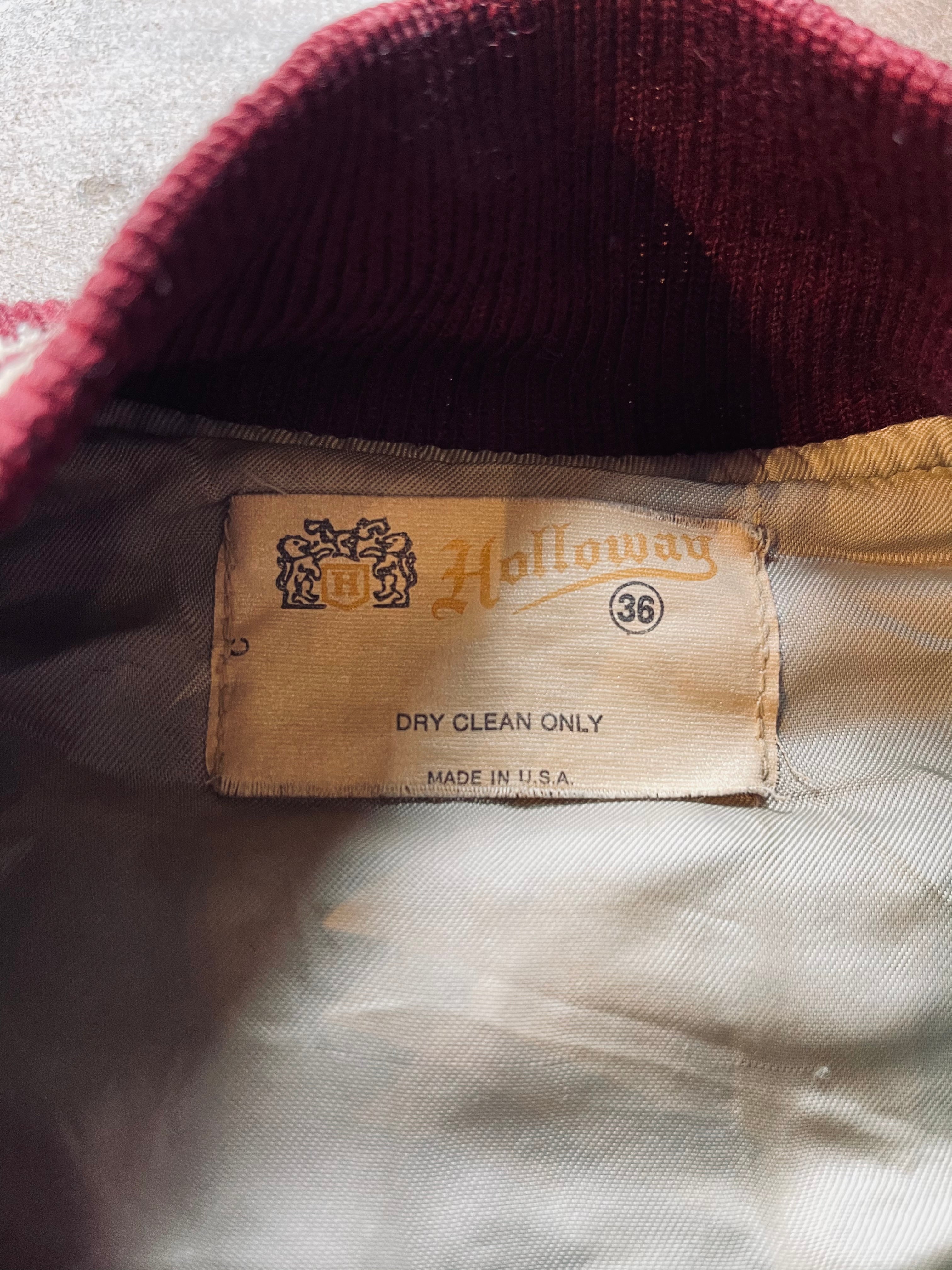 1975 Holloway Varsity Jacket