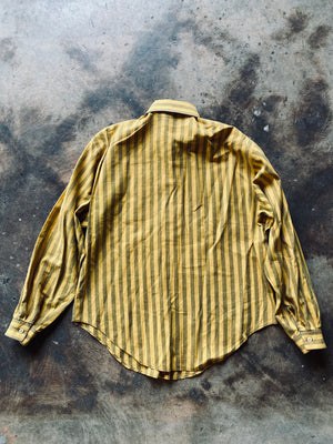 1980s Panhandle Striped Button Up