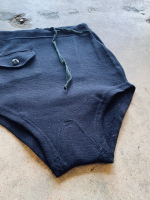 1940s US Navy Wool Swim Trunks